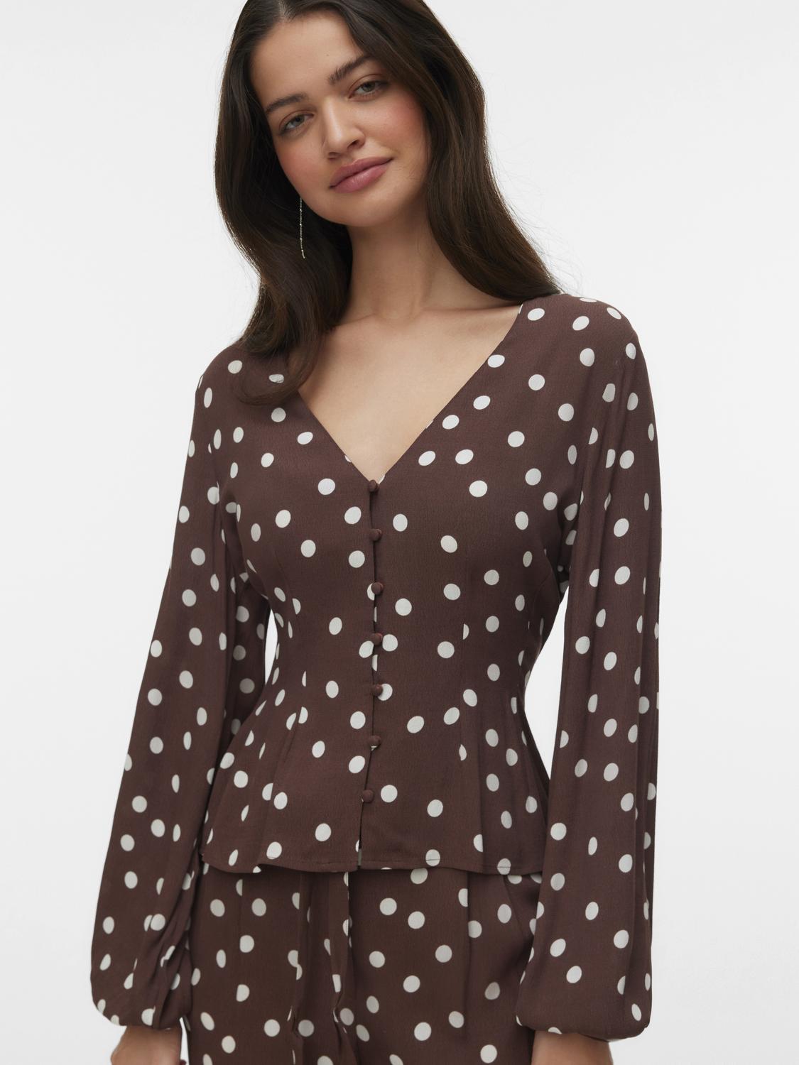 VMELISA Top - Chocolate Martini - VERO MODA & VILA Bergvik